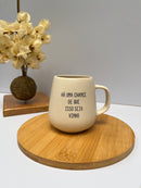Caneca bolotinha - há uma chance de que isso seja vinho
