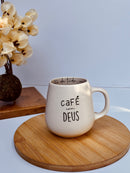 Caneca bolotinha – café com Deus