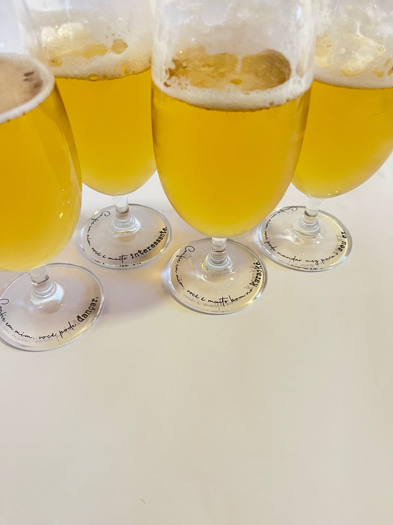 Kit 4 Taças de cerveja - Confie em mim!