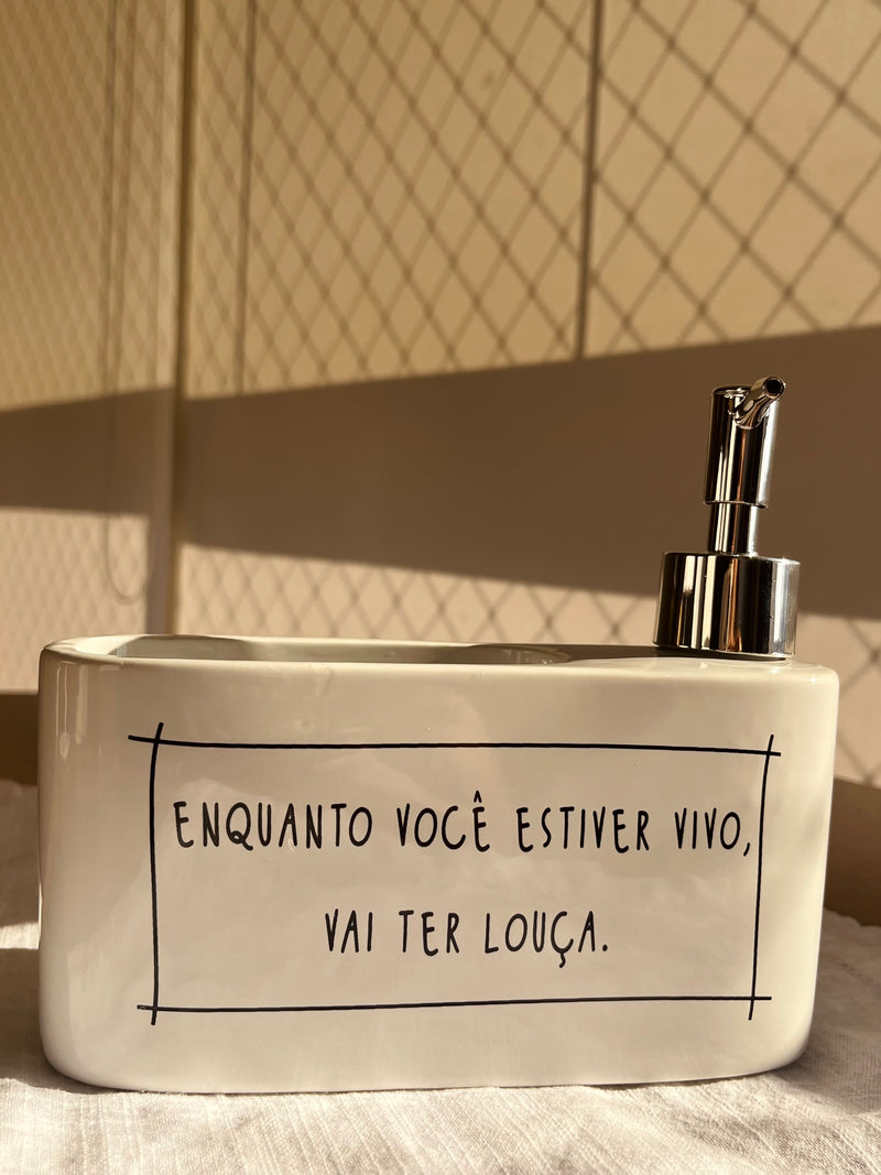 Porta Detergente - Enquanto estiver vivo