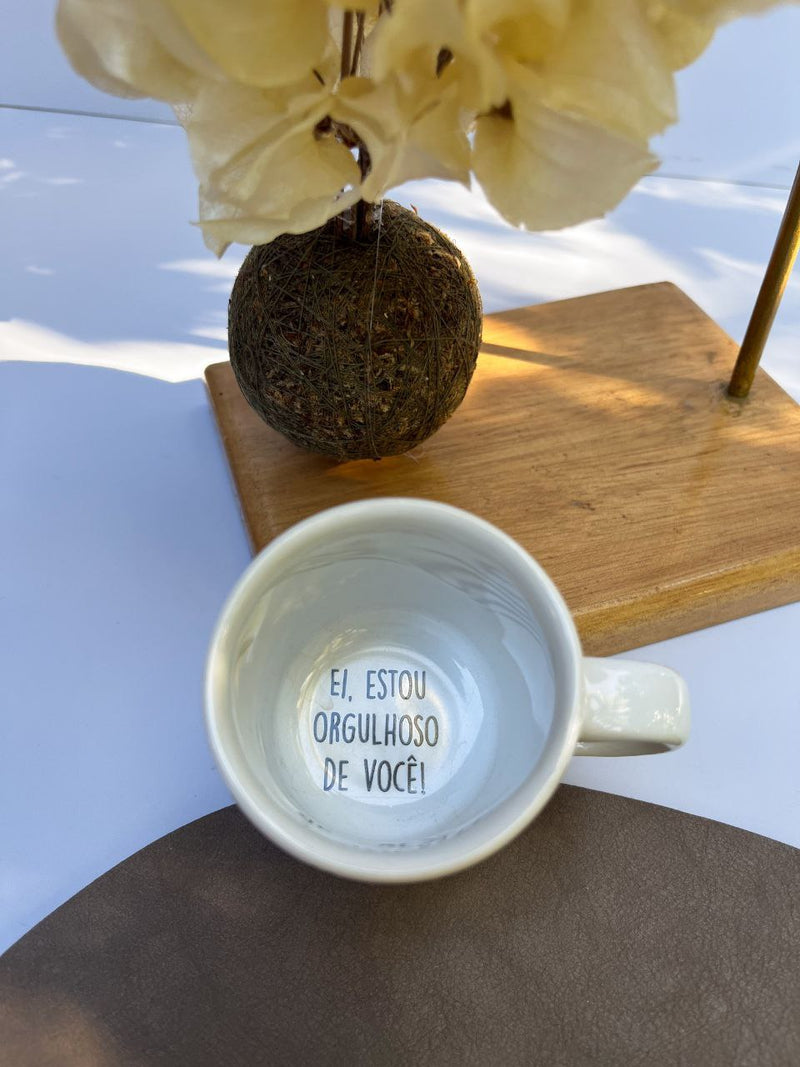 Xícara lovezinho café - Ei, eu estou orgulhoso