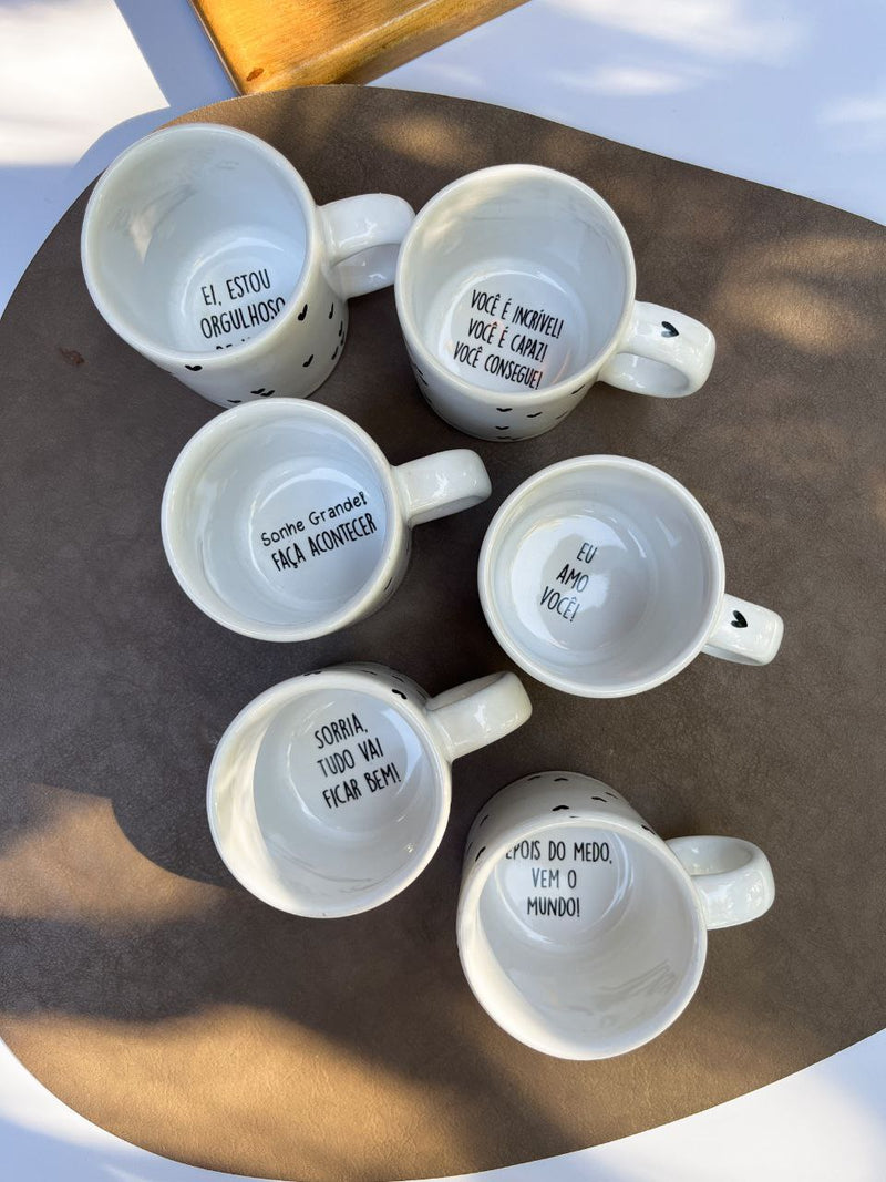 Xícara lovezinho café - Sonhe grande!