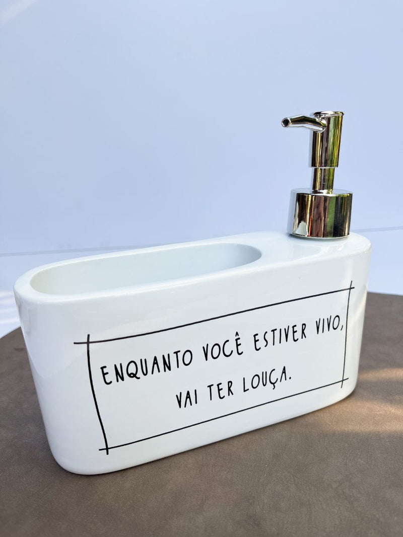 Porta Detergente - Enquanto estiver vivo