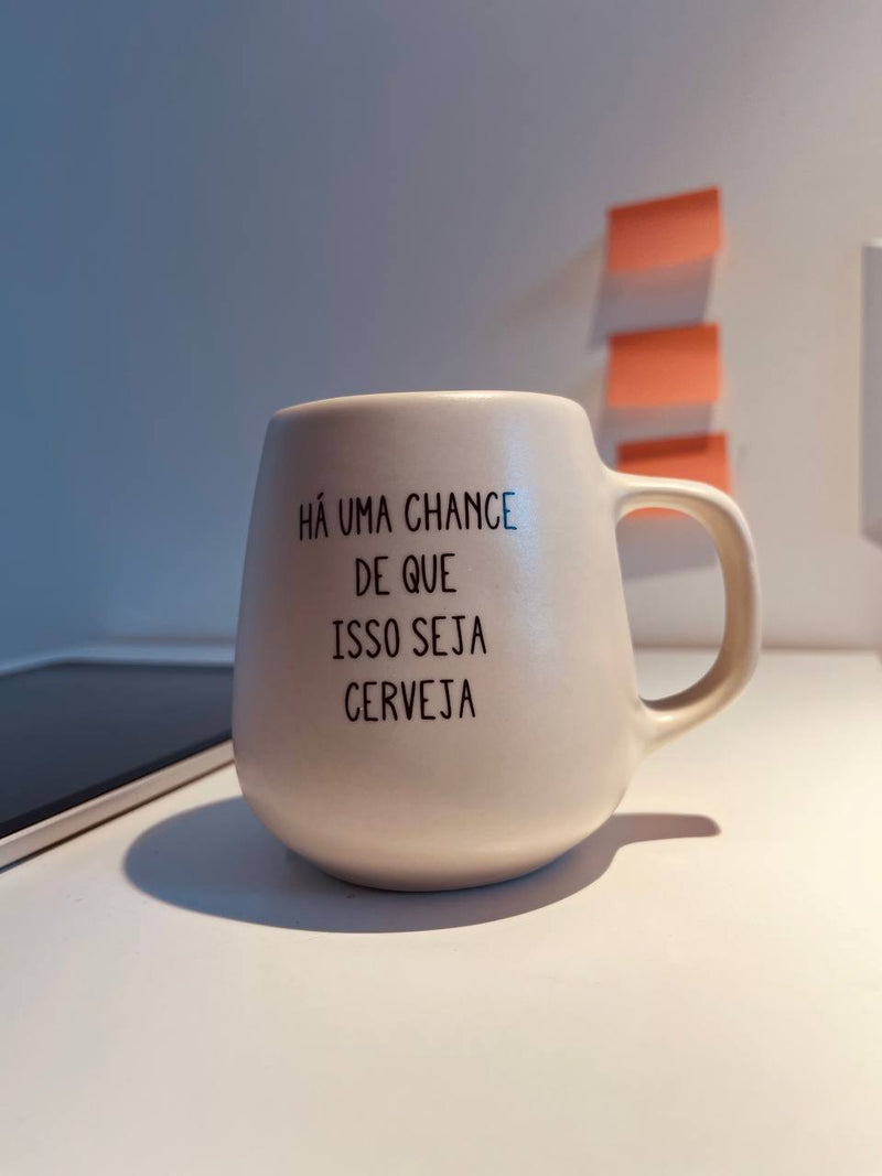 Caneca bolotinha - há uma chance de que isso seja cerveja